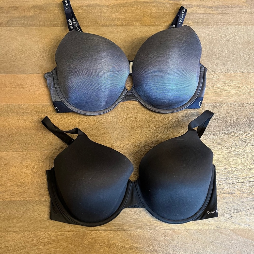 2 Calvin Klein Bras 38D